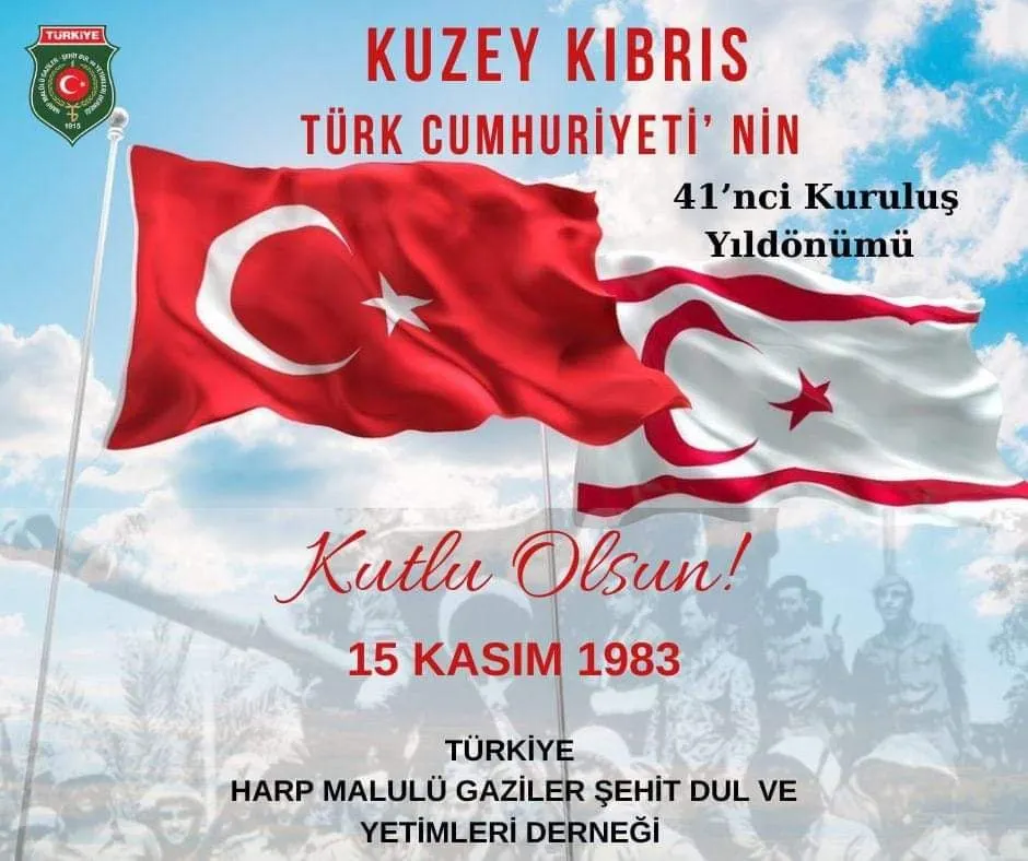  Kuzey Kıbrıs Türk Cumhuriyetinin Kuruluş Yıl Dönümü