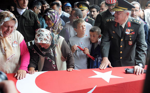 Samsun Şehit J. Kom. Çvş. Necmettin Torun'u Uğurladı